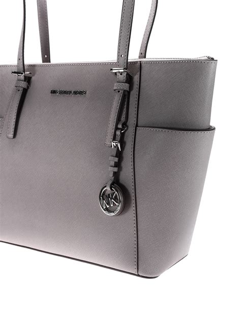 michael kors handtasche grau|Michael Kors saffiano handbag.